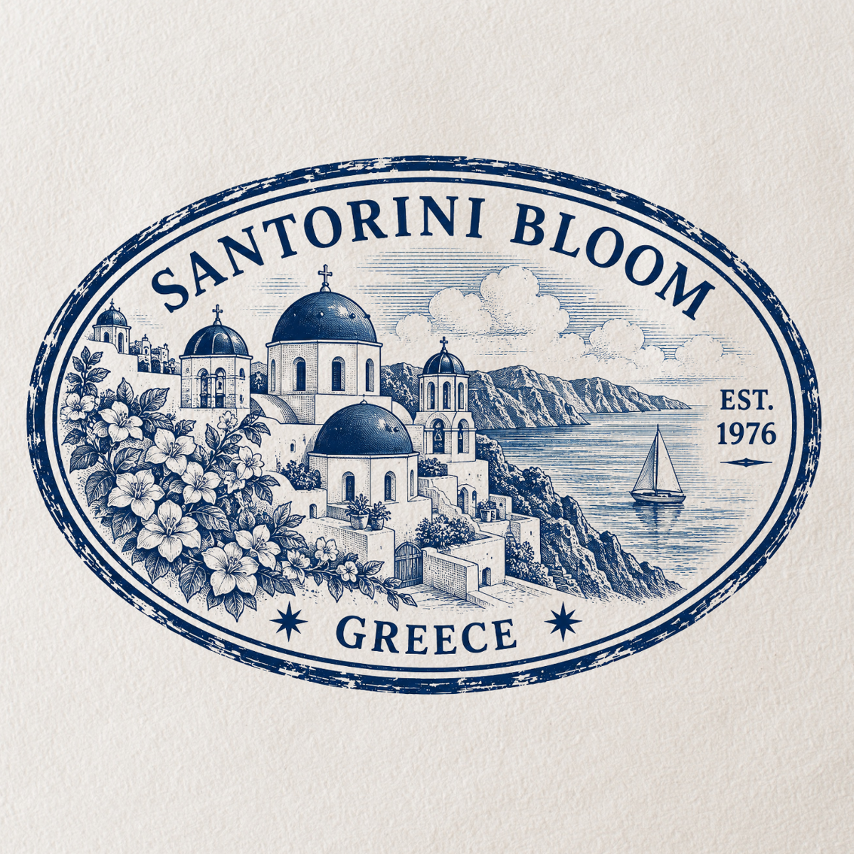 Santorini Bloom